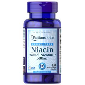 Puritan's Pride Flush-Free Niacin 500 mg