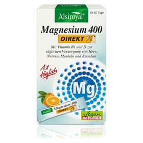 Alsiroyal Magnesium 400 Direkt 40 Stück Zitrone