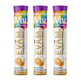EVÄM Multivitamin + Minerals Brausetabletten - 3 Set
