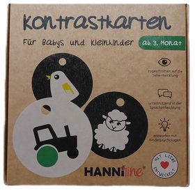 Kontrastkarten für Babys & Kleinkinder ab 3. Monat