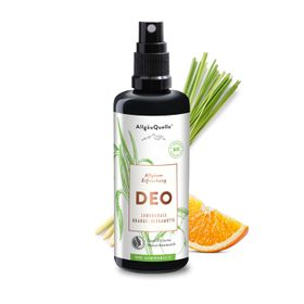 Allgäuquelle Bio Deodorant, natürlich frisches Naturkosmetik Deo mit ätherischen Ölen, Körperspray