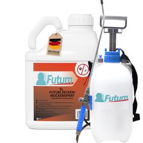FUTUM 5L Zecken- / Mückenspray + 5L Sprüher