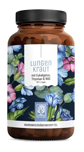 Lungenkraut Komplex mit Eukalyptus, Thymian & NAC - Vegan - Lungenkraut - NATURTREU®