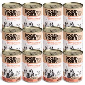 Dogs’n Tiger Adult Premium Hundefutter, Gaumenfreude, Geflügel