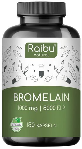 RAIBU Bromelain Kapseln Hochdosiert