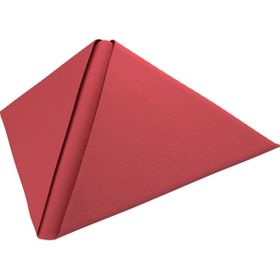6x Dunilin-Servietten 48 x 48  1/4 Falz bordeaux