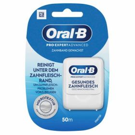 Multipack 4x Oral-B Pro-Expert Advanced Zahnband Gewachst, Gesundes Zahnfleisch, geschmacksneutral,