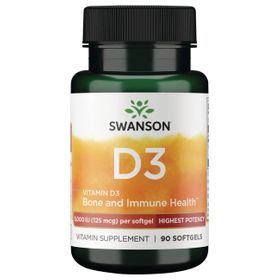 Swanson Vitamin D3 5000 IE (125 µg)