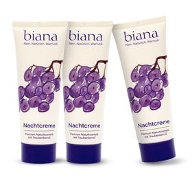 biana Nachtcreme – Premium Naturkosmetik mit Traubenkernöl OPC