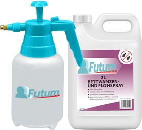 FUTUM Bettwanzenspray / Flohmittel + SPRÜHER