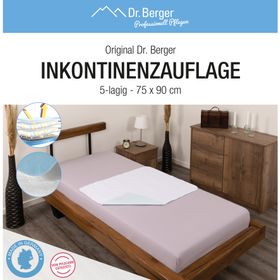 Original Dr. Berger Inkontinenzauflage 5-lagig - 75 x 90 cm