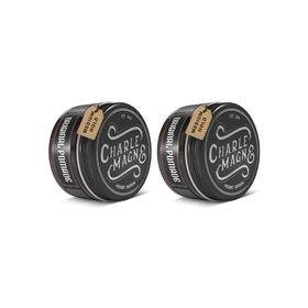 Charlemagne Matte Pomade – Leder – mittlerer Halt – 2er-Pack