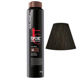 Goldwell, TopChic, permanente Haarfarbe, 6A, dunkles Aschblond