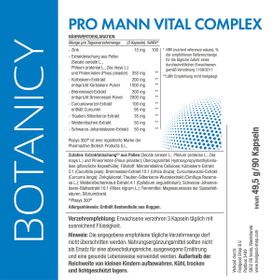 Botanicy - PRO MANN Vital Complex mit Plasys 300