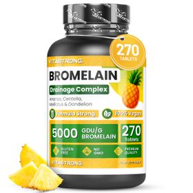 Vitastrong Bromelain Flüssigkeitsabfluss & Cellulitehilfe
