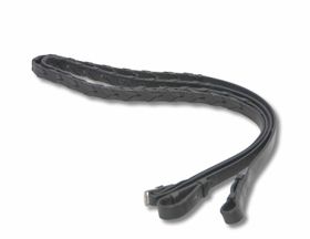 Lederzügel, durchflochten