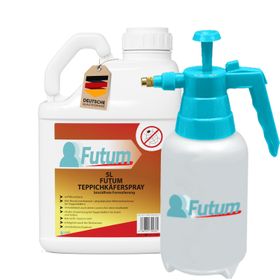 FUTUM 5L Teppichkäferspray + 2L Sprüher