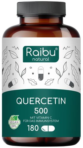 RAIBU Quercetin Kapseln Hochdosiert