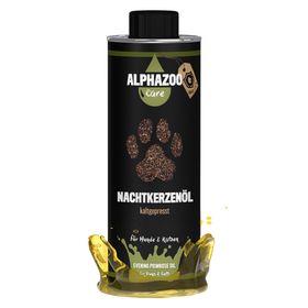 ALPHAZOO Premium Nachtkerzenöl für Hunde und Katzen