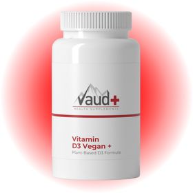 Vaud ® Vitamin D3 Vegan | Vitamin D3 Kapseln | Vegan & hochdosiert 25 µg (1000 IE) für Immunsystem