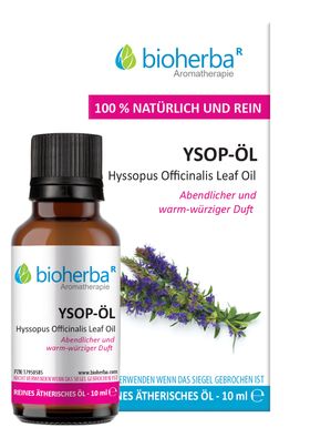 Bioherba Ätherisches reines Ysopöl