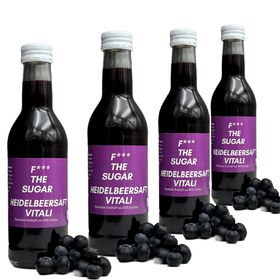 F*** THE SUGAR Vitali Heidelbeere Direktsaft