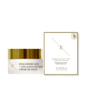 ErthSkin London Hyaluronsäure + Collagen Pro Age Augencreme + Augenpads