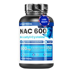 Vitastrong NAC – 150 Vegane Tabletten, Antioxidans Und Entgiftung