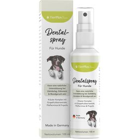 EXVital® Dentalspray für Hunde gegen Zahnbelag Zahnstein & Mundgeruch