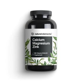 natural elements Calcium Magnesium Zink Tabletten