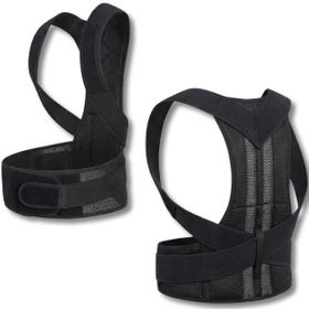 Haltungs­korrektor für Rücken & Schultern – Verstellbare, Atmungsaktive Rückenstütze – Größe L-XL