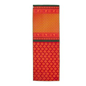 bodhi GRIP² Yoga Towel Art Collection, Safari Sari, rot-gelb