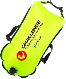 VITALIC Safe Swimmer Schwimmboje – Aufblasbare Boje mit Drybag für offenes Wasser