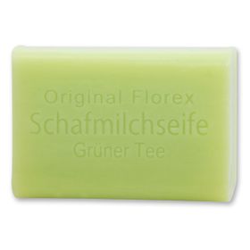 Florex - Schafmilchseife eckig Grüner Tee