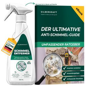SILBERKRAFT Schimmelentferner mit E-Book