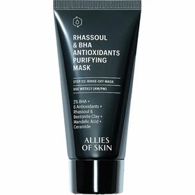 ALLIES OF SKIN Rhassoul and BHA Antioxidants Purifying Face mask