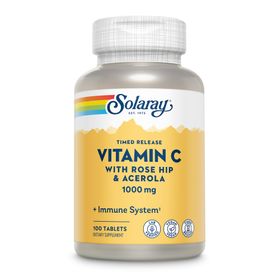 Solaray Vitamin C 1000 mg mit Hageb & Acerola verz