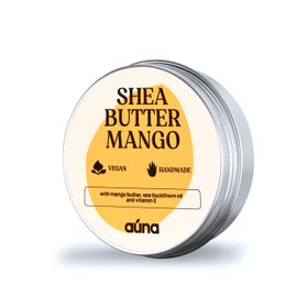 Auna Vegan Mango-Shea-Butter mit Mangobutter, Sanddornöl und Vitamin E