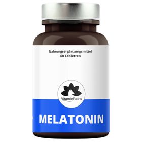 Melatonin Tabletten mit Passionsblume - Einschlafen, durchschlafen DUO Kapseln hochdosiert