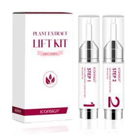 Iconsign Wimpernlifting Augenbrauenlifting Set mit Pflanzenextrakt