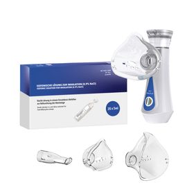 IEA Medical Inhalationsgerät und Kochsalzlösung Set