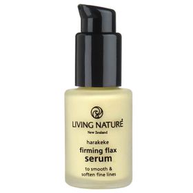 Living Nature certified natural Firming Flax Serum