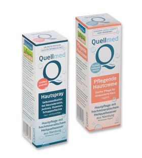 Quellmed Duo - Spray- und Cremeset bei Hautirritationen
