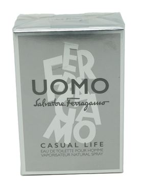 Salvatore Ferragamo Uomo Casual Life Holzig Aromatisches Eau de Toilette