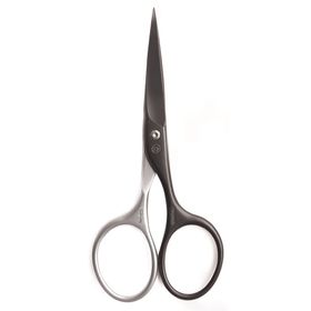 Niegeloh Solingen Bartschere Inox style Titanium, schwarz