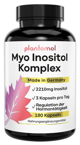 plantomol® Myo Inositol kombiniert D-Chrio-Inositol sowie Chrom B6 & Folsäure