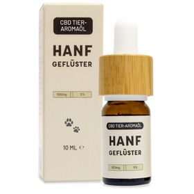 HANFGEFLÜSTER CBD Aromaöl für Tiere 5%