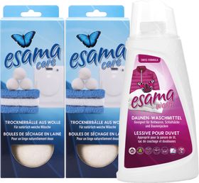 Esama wash Daunenwaschmittel + Trocknerbälle
