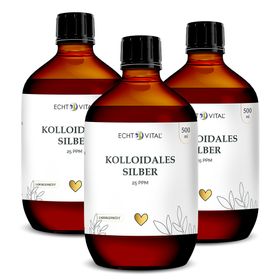 Echt Vital Kolloidales Silber 25 ppm