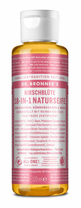 Dr. Bronner's 18-in-1 Flüssigseife Kirschblüte